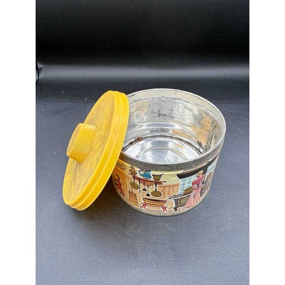 Vintage 1960 Mrs. Leland's Round Tin - Home Sweet Home - (NBPE#1820) - Picture 5 of 8